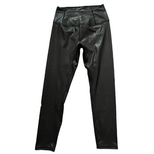 FP Movement by Free People Faux Leather Black Shiny Leggings